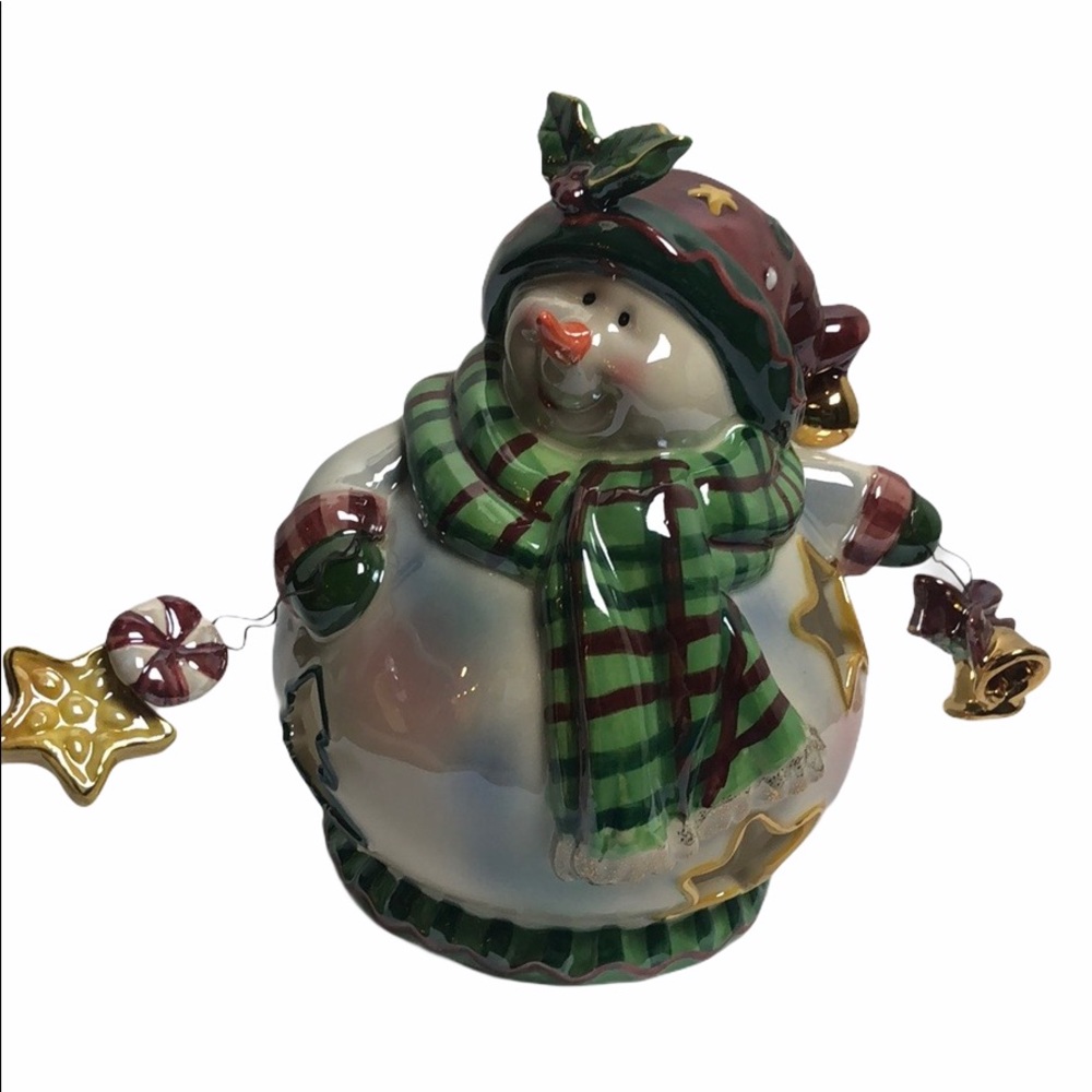 Snowman Candle Holder